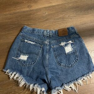 Lee Vintage Women's Blue Denim Shorts